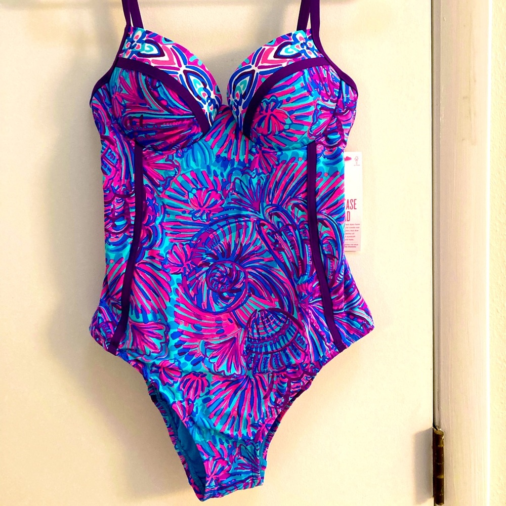 Lily Pulitzer Palma One Piece Swimsuit - Turquoise Oasis